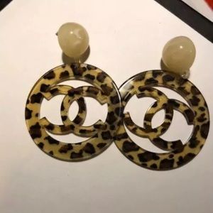 Leopard Print earrings